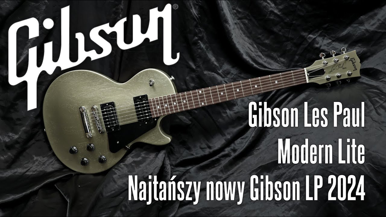 Gibson Les Paul Modern Lite - najtańszy nowy Gibson 2024 - FOG