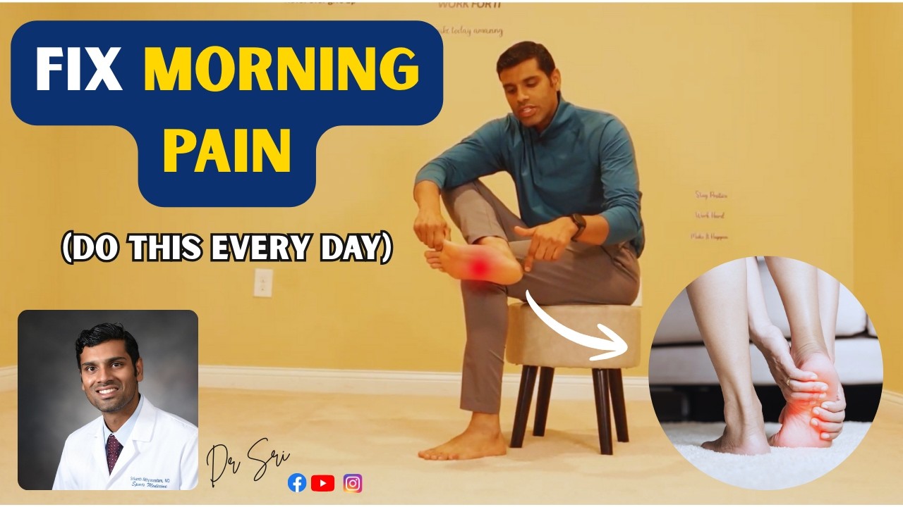 Plantar Fasciitis Pain Relief: 10 Minute Morning Routine (Phase 1)