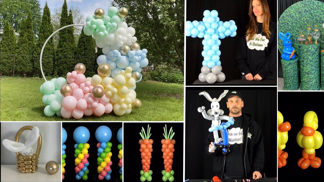 How To Make Easter Balloon Decorations
