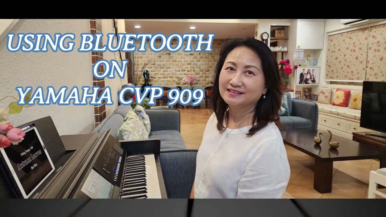 AUTUMN LEAVES - Practicing with a YouTube backing track on YAMAHA CVP-909