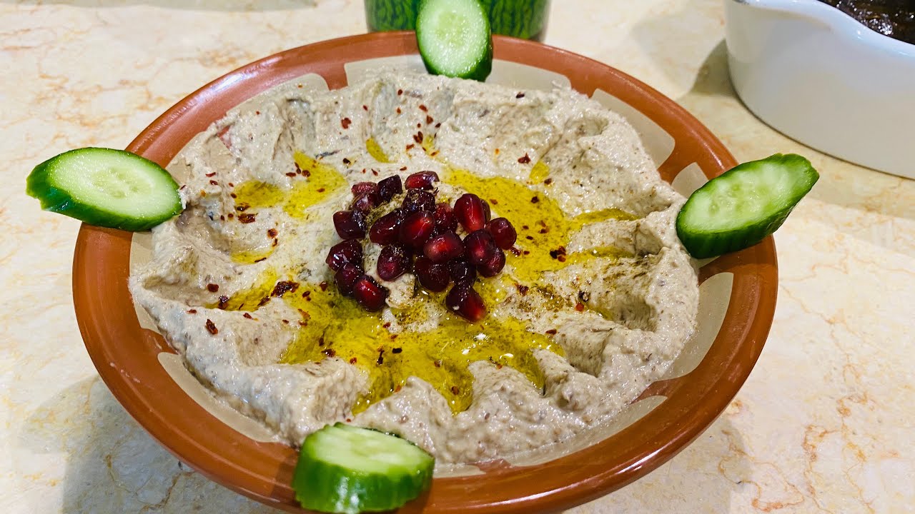 لاترمي لب الباذنجان راح نعمل أطيب متبل باذنجان بدقيقه دلال حناوي