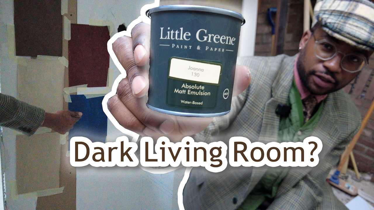 Testing Little Greene Paint Colours in Our Living Room | Option A or B?