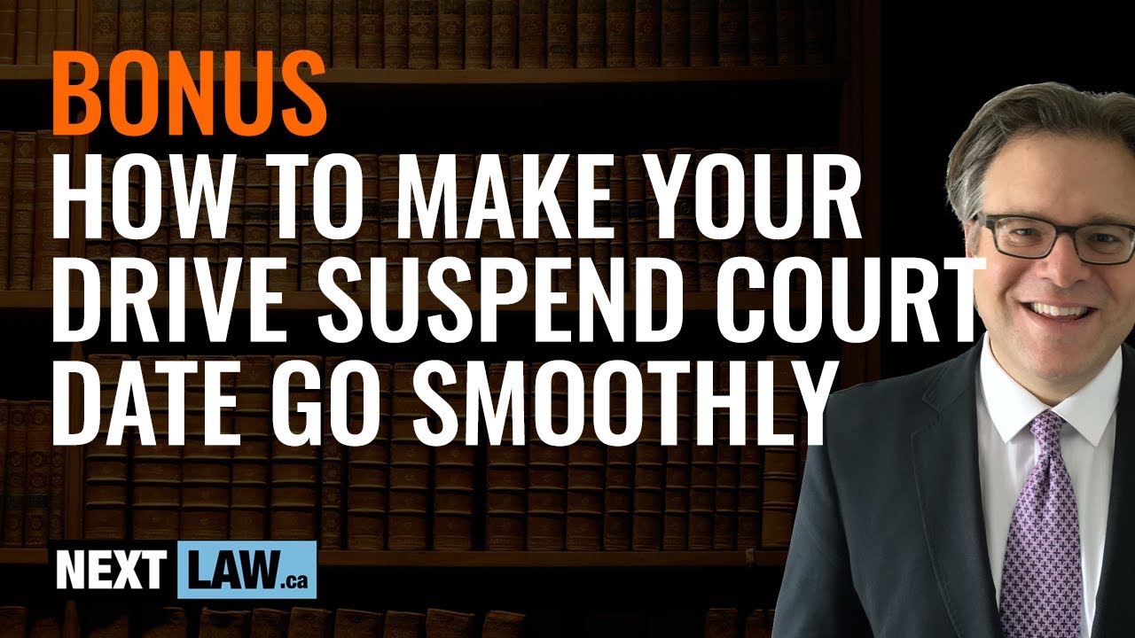 How to Make Your Drive Suspend Court Date Go Smoothly