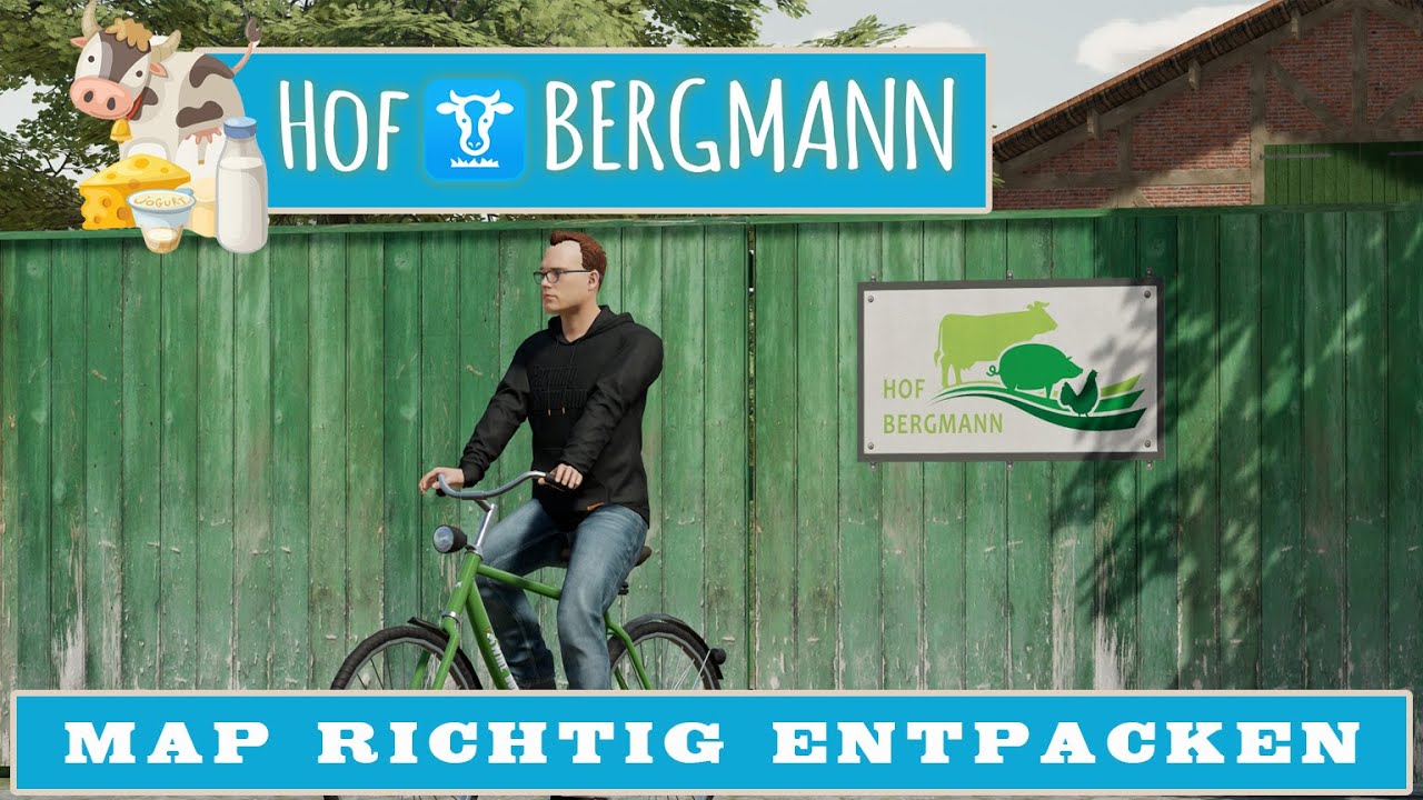 LS22 HOF BERGMANN [Tutorial]: Map richtig entpacken | FARMING SIMULATOR 22