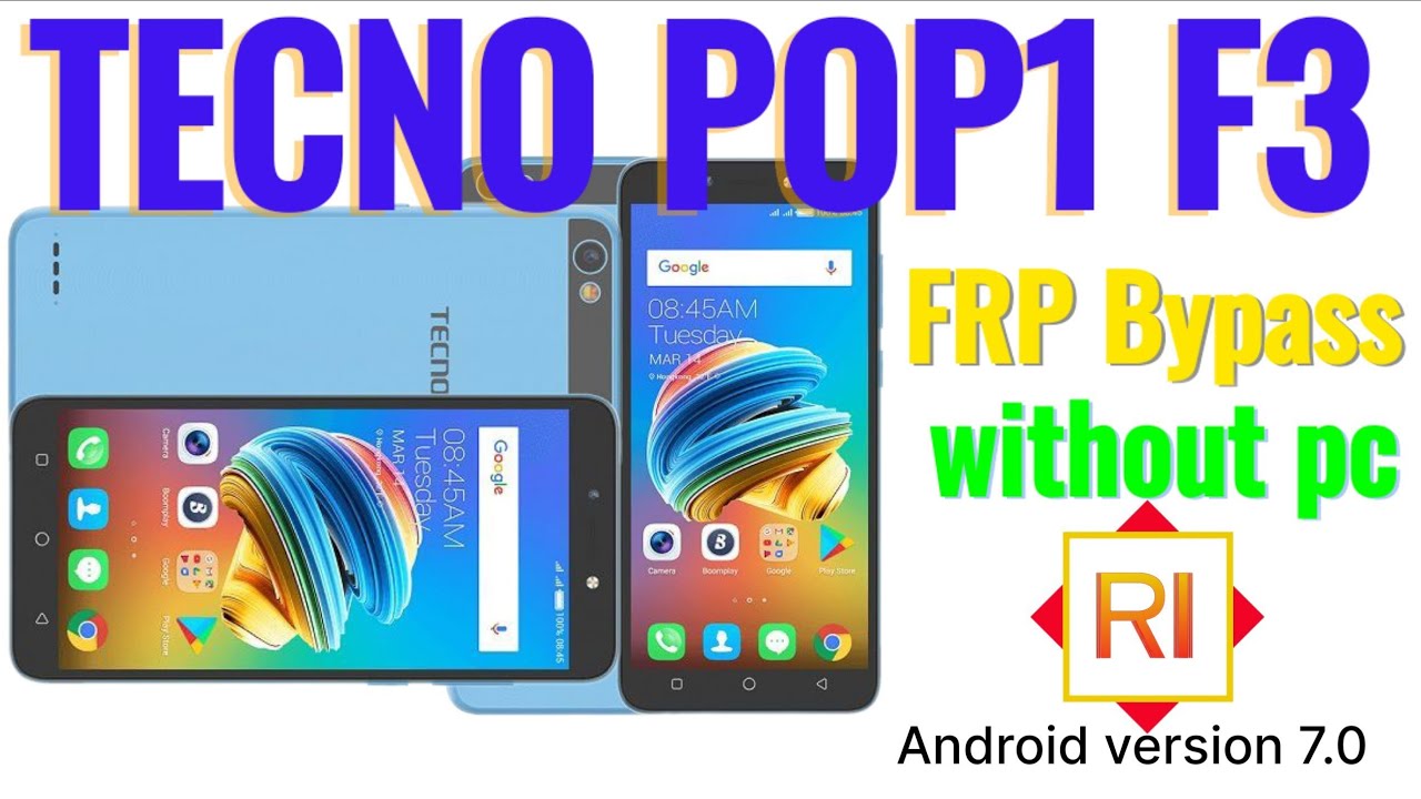 Frp bypass TECNO POP1 F3 GOOGLE ACCOUNT.