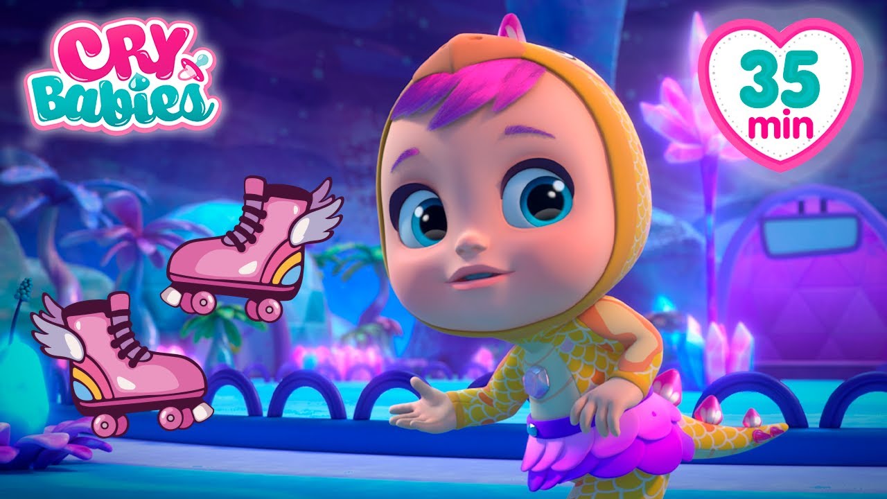 Trying My New Skates ⛸ Cry Babies | Cartoons for Kids in English