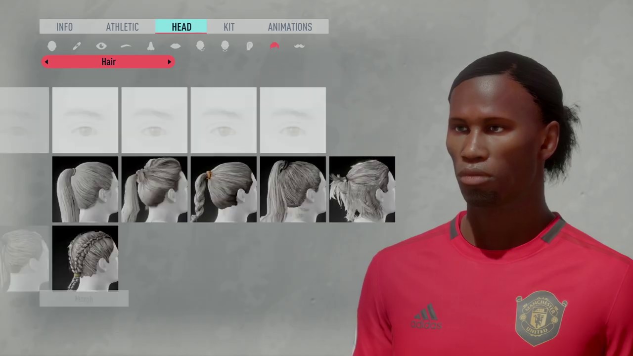 Didier Drogba Fifa 20 pro clubs lookalike