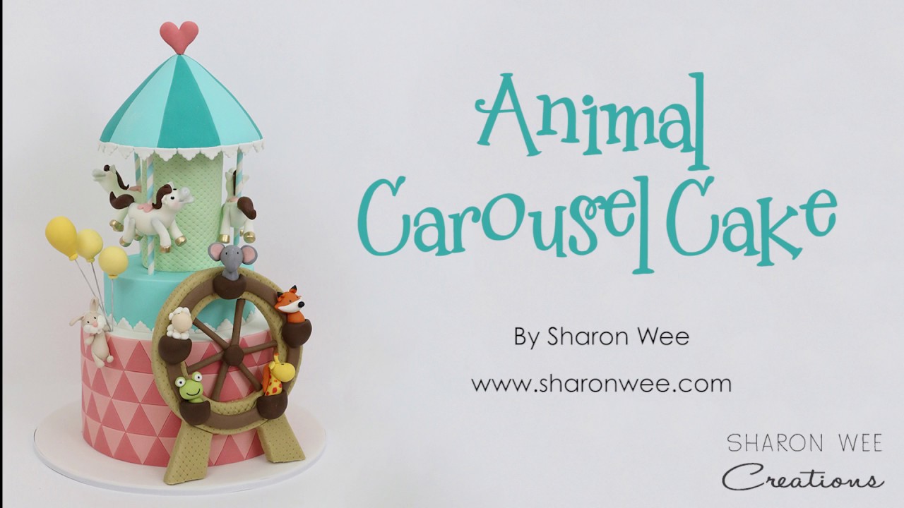 Animal Carousel and Farris Wheel Cake Tutorial