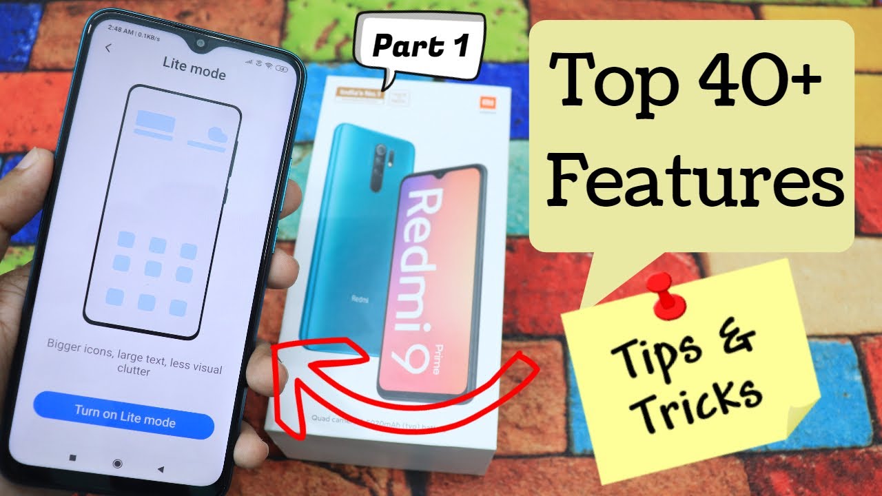 Redmi 9 Prime Top 40+ Features , Advance Features , Best Features ! Tips & Tricks !! HINDI (Part 1)