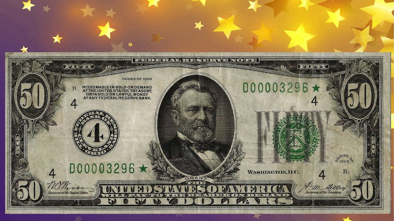 Star Note Sunday : A 1928 $50 Star Note