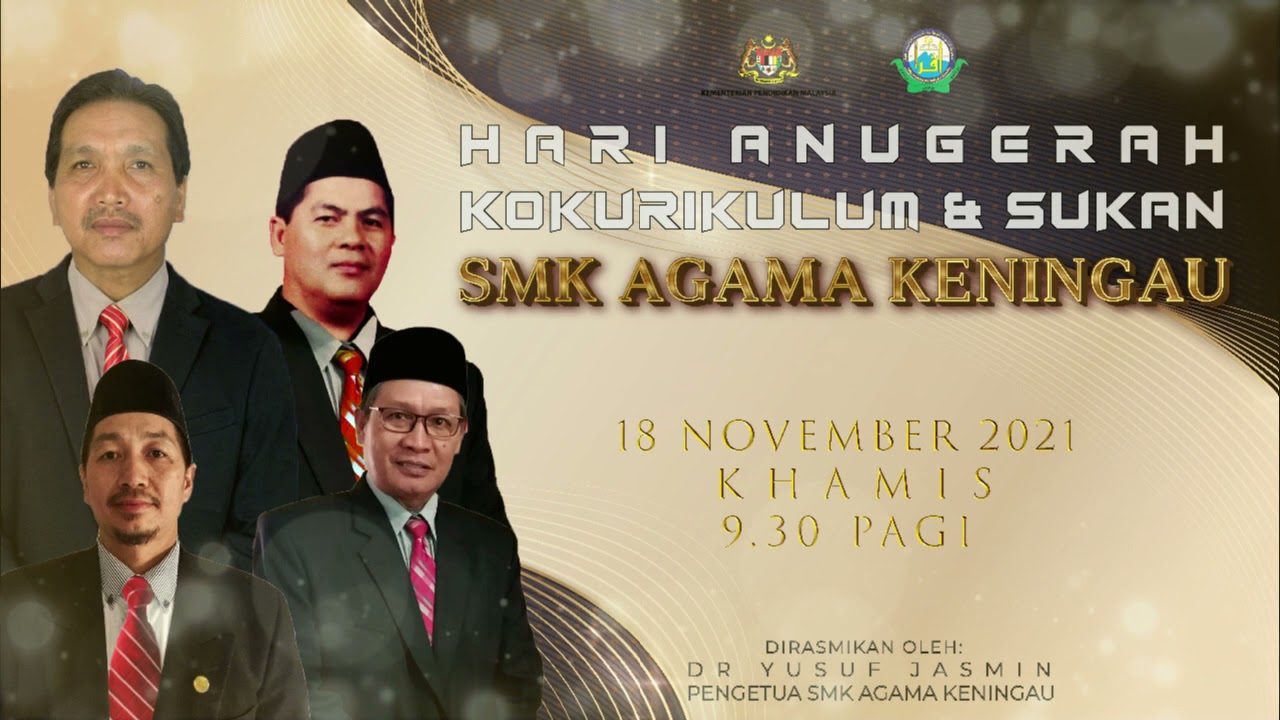 MAJLIS ANUGERAH KO KURIKULUM  SMK AGAMA KENINGAU TAHUN 2021