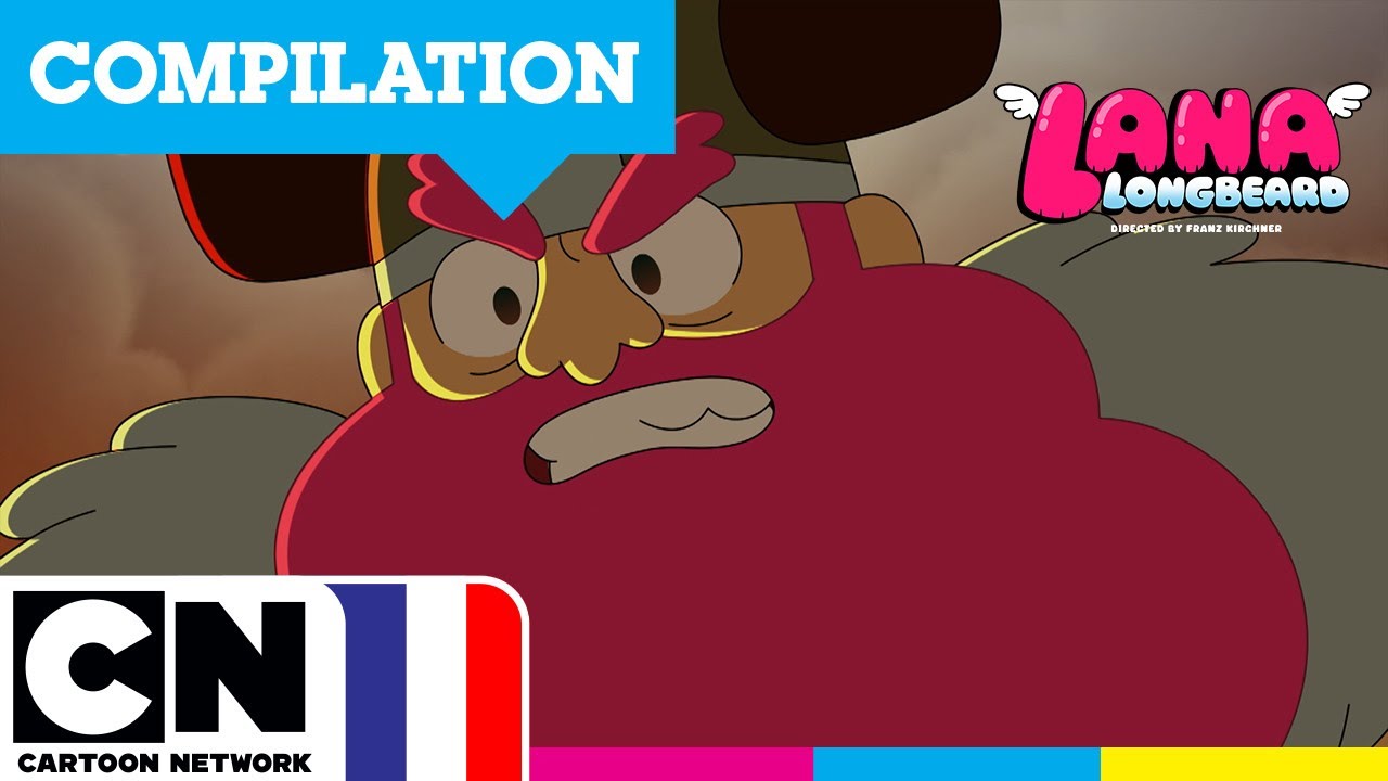 À la rencontre du capitaine Viking Andar | Lana Longuebarbe | COMPILATION | @Cartoon Network France