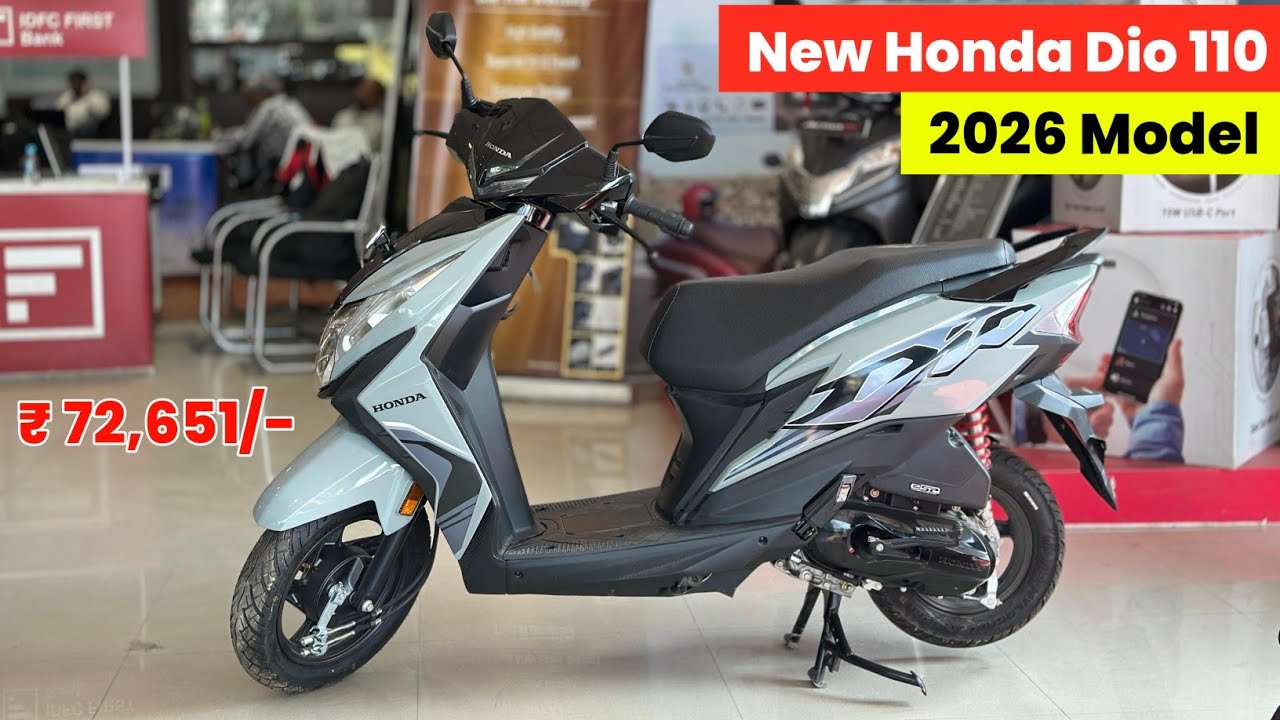 Honda Dio 110 New Model 2026 Review 💥 | Better than Xoom? | On Road Price | Mileage | Dio 2026 model