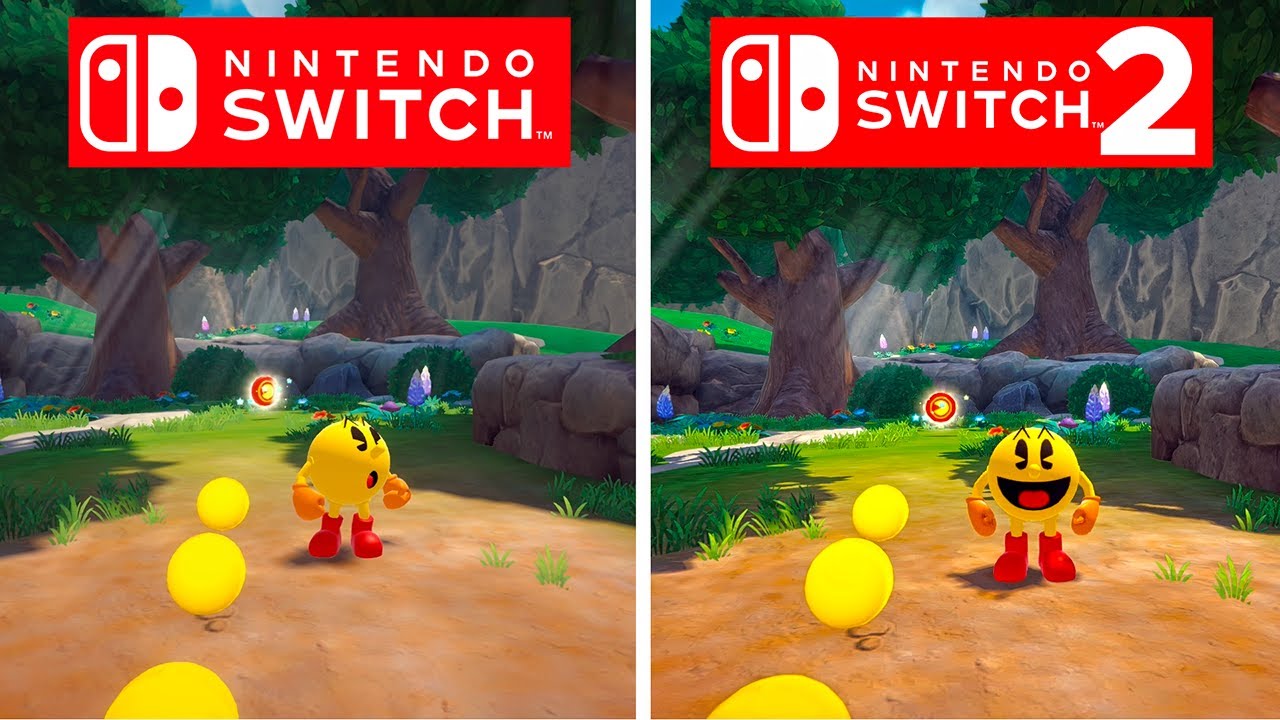 PAC-MAN WORLD 2 RE PAC | Switch 1 vs Switch 2 Comparados en Nintendo Switch 2