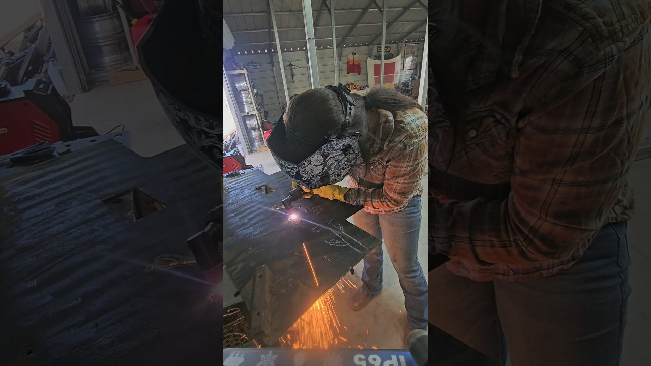 Моя ПЕРВАЯ работа в технике плазменной металлической графики #metalart