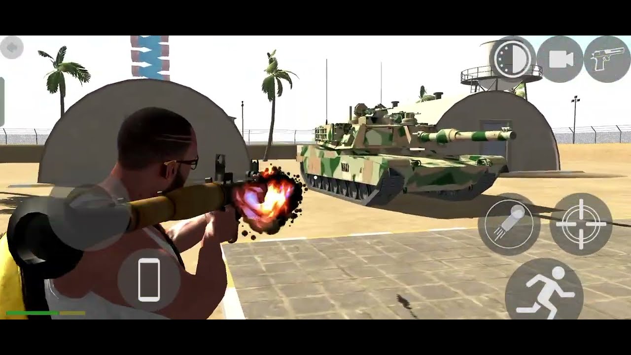 Mobile GTA EXTREME ACTION 🔥 | Franklin Storms High Security Military Base! 🚨💥