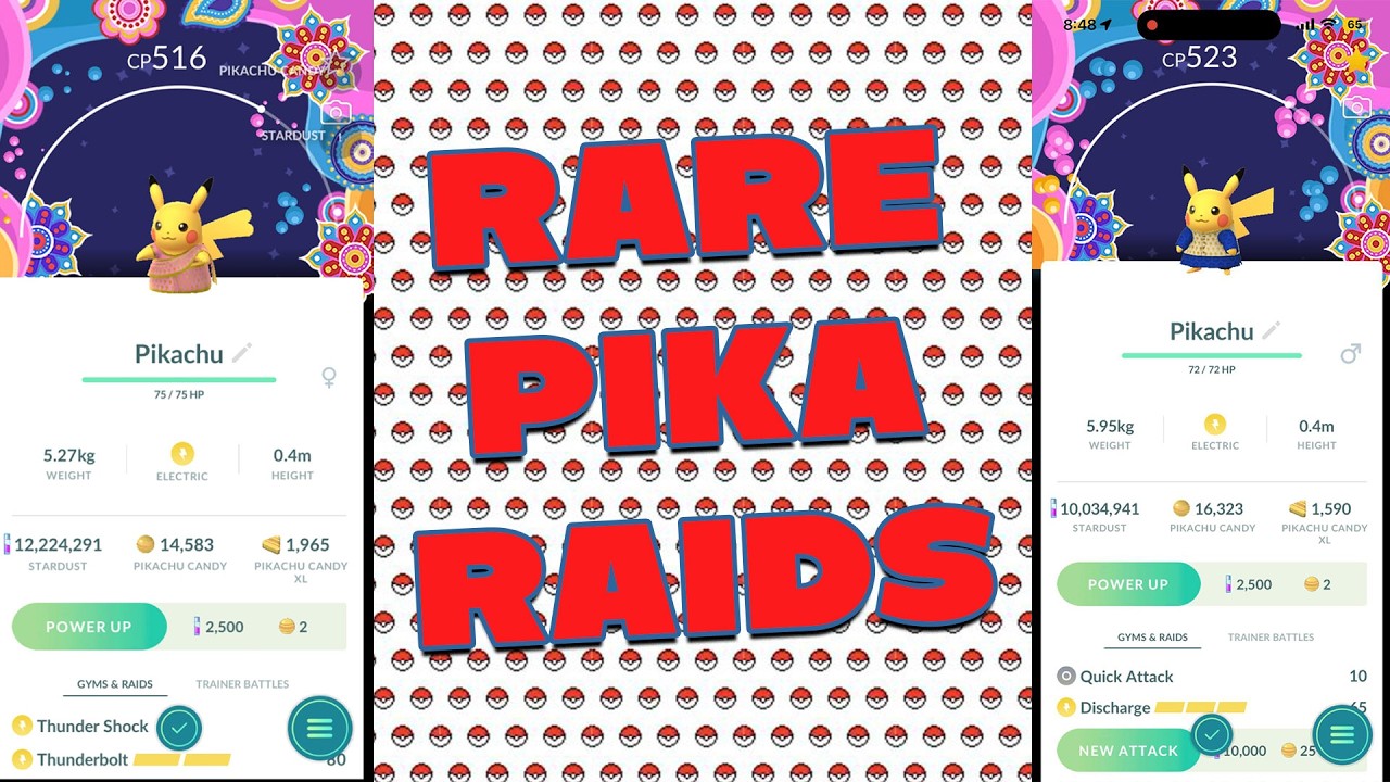 LIVE: ✨RARE PIKACHU RAIDS ✨🔴 Pokémon GO 🔴
