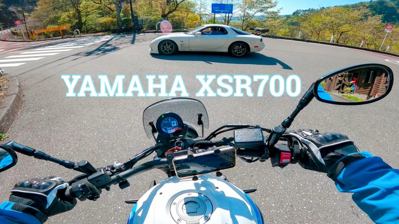 XSR700｜走り屋だらけの奥多摩周遊道路でSP忠男 マフラーサウンドを響かせる🎧｜ POWER BOX FULL RS Exhaust🔊｜MT-07 YZF-R7