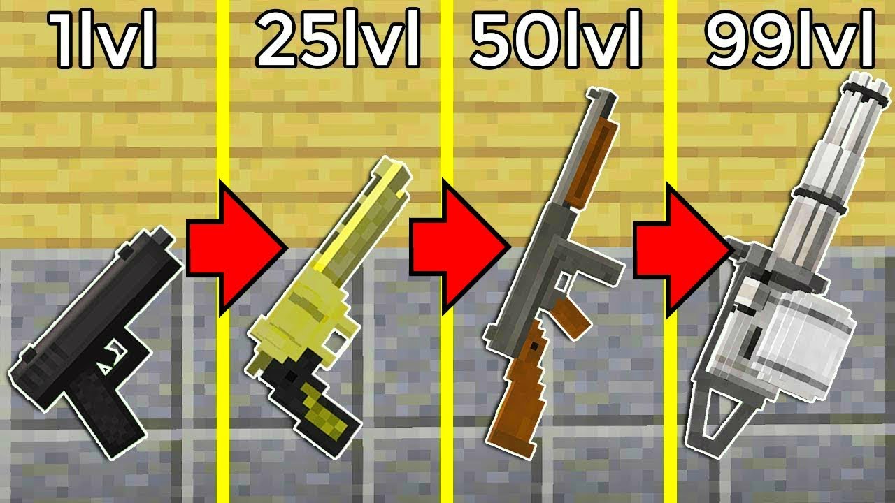 DE ARMA NOOB A ARMA PRO 🔫 ARMAS DE FUEGO EN MINECRAFT 😱 TROUBLE IN TERRORIST TOWN