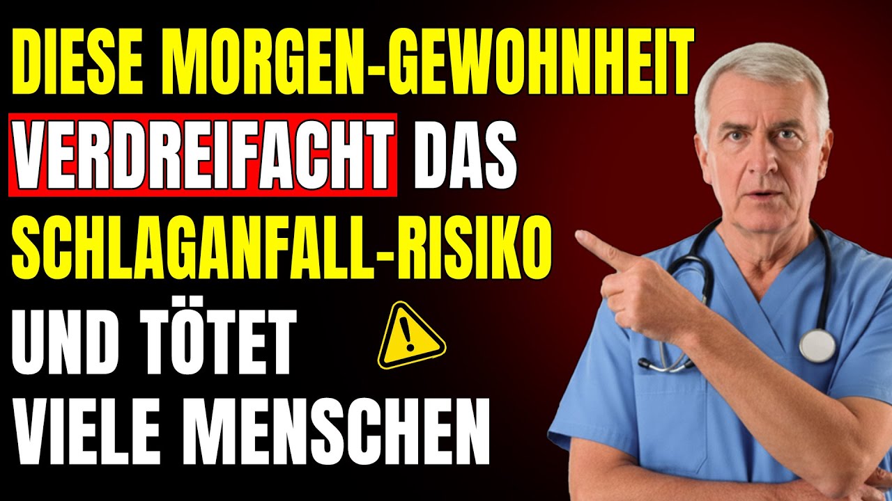 Über 60? Diese morgendliche Gewohnheit verdreifacht das Schlaganfallrisiko bei älteren Menschen