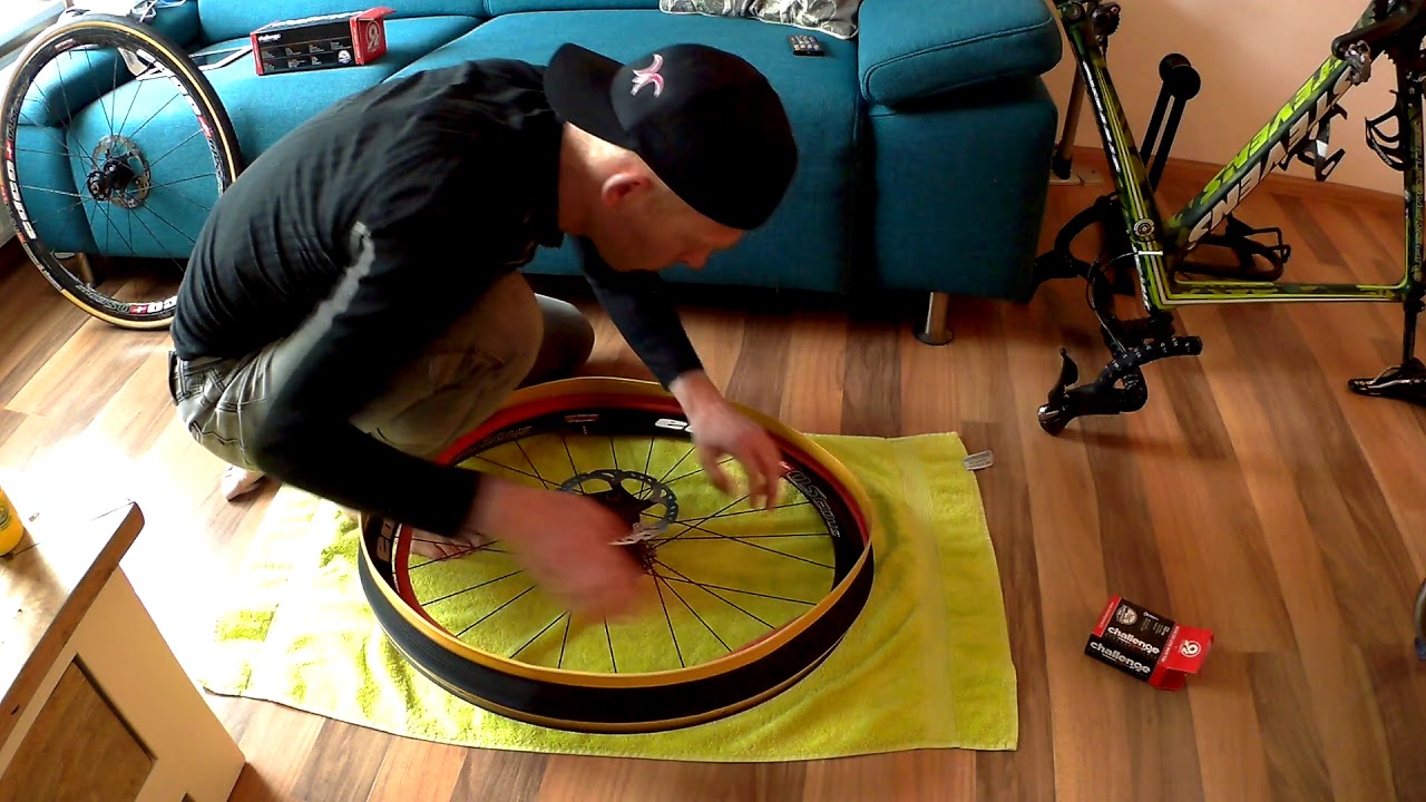 Challenge Paris-Roubaix Race Open Tubular  Mounting / Monteren