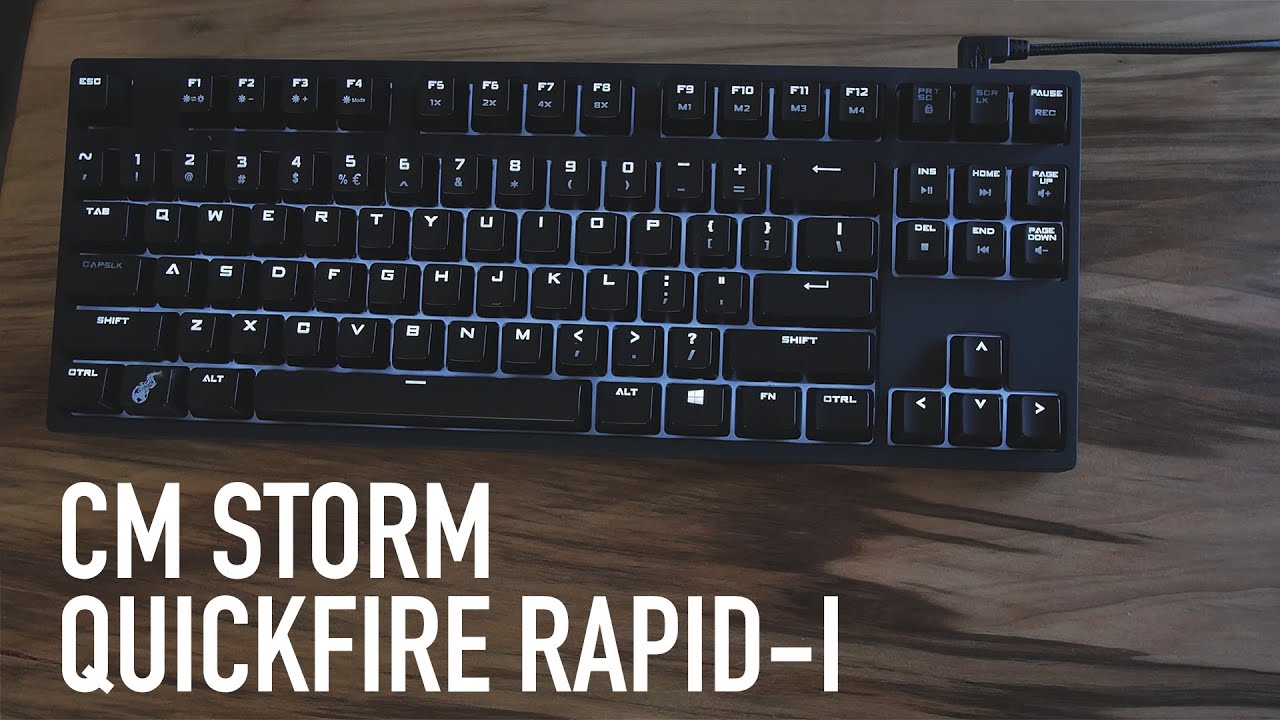 CM Storm QuickFire Rapid-i - Cherry MX Mechanical 10-Keyless Keyboard