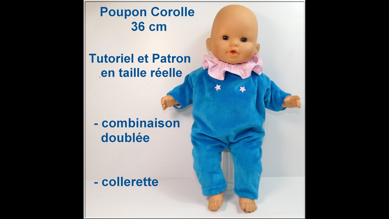 Combinaison et collerette poupon Corolle 36 cm