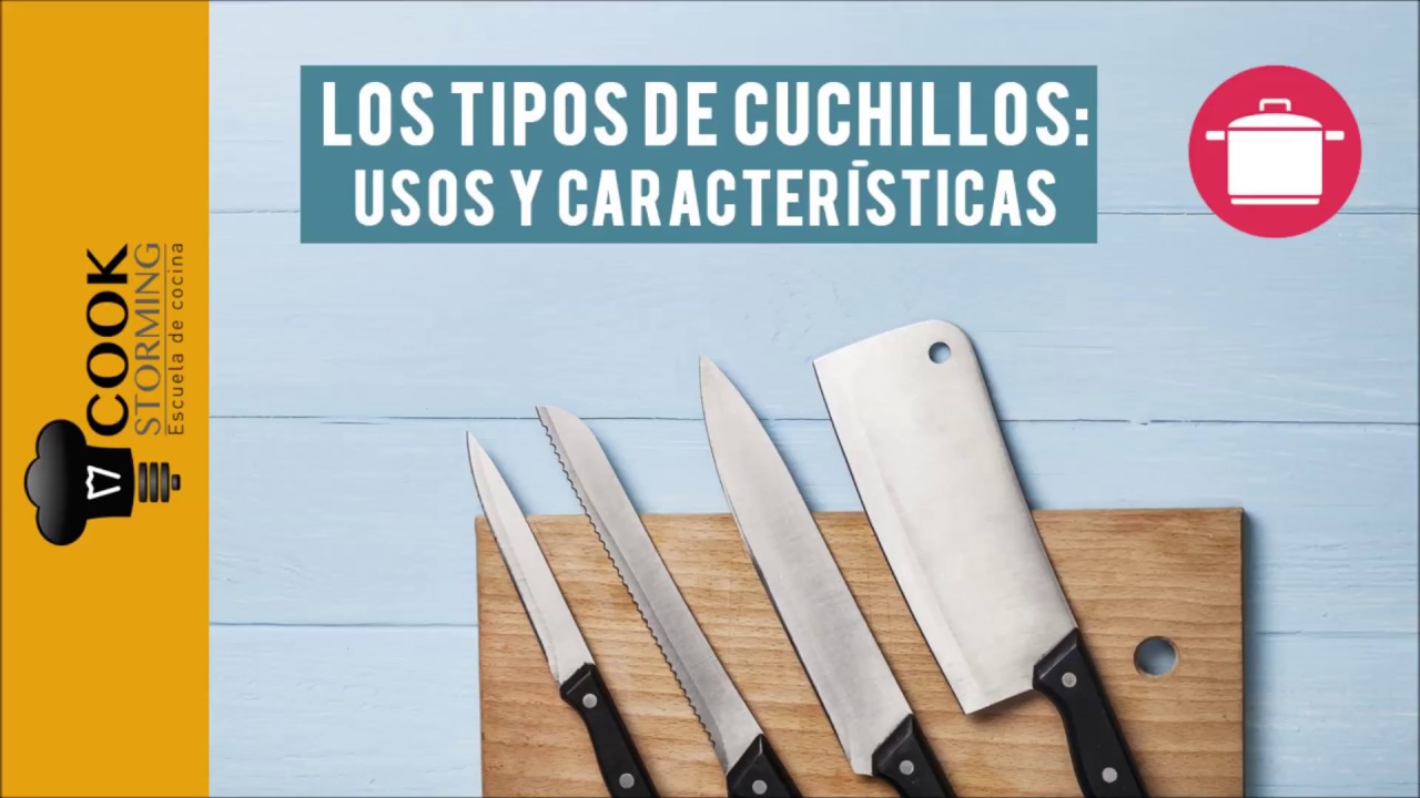 Los Tipos de Cuchillos en Cocina