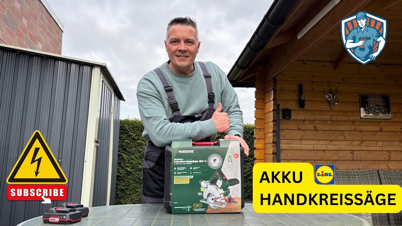 LIDL - 20V Akku Handkreissäge von Parkside für unter 50 Euro ? Erfahrungsbericht !
