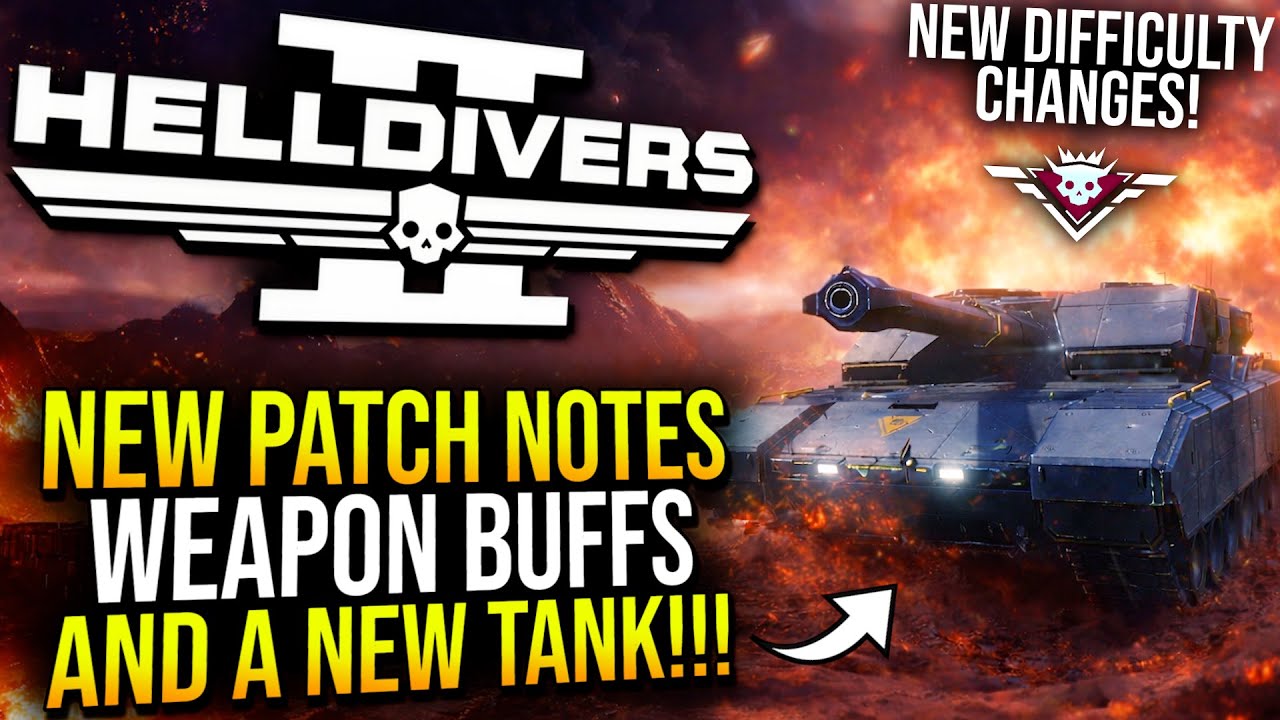 В этом обновлении Helldivers 2 получил новые изменения: новый танк, улучшенное оружие и многое др...