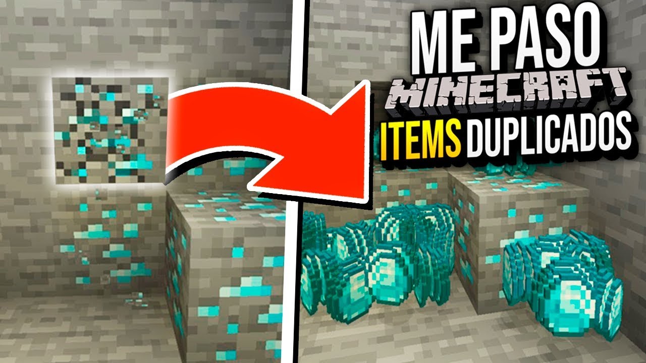 ME PASO MINECRAFT PERO LOS ITEMS SE MULTIPLICAN!!