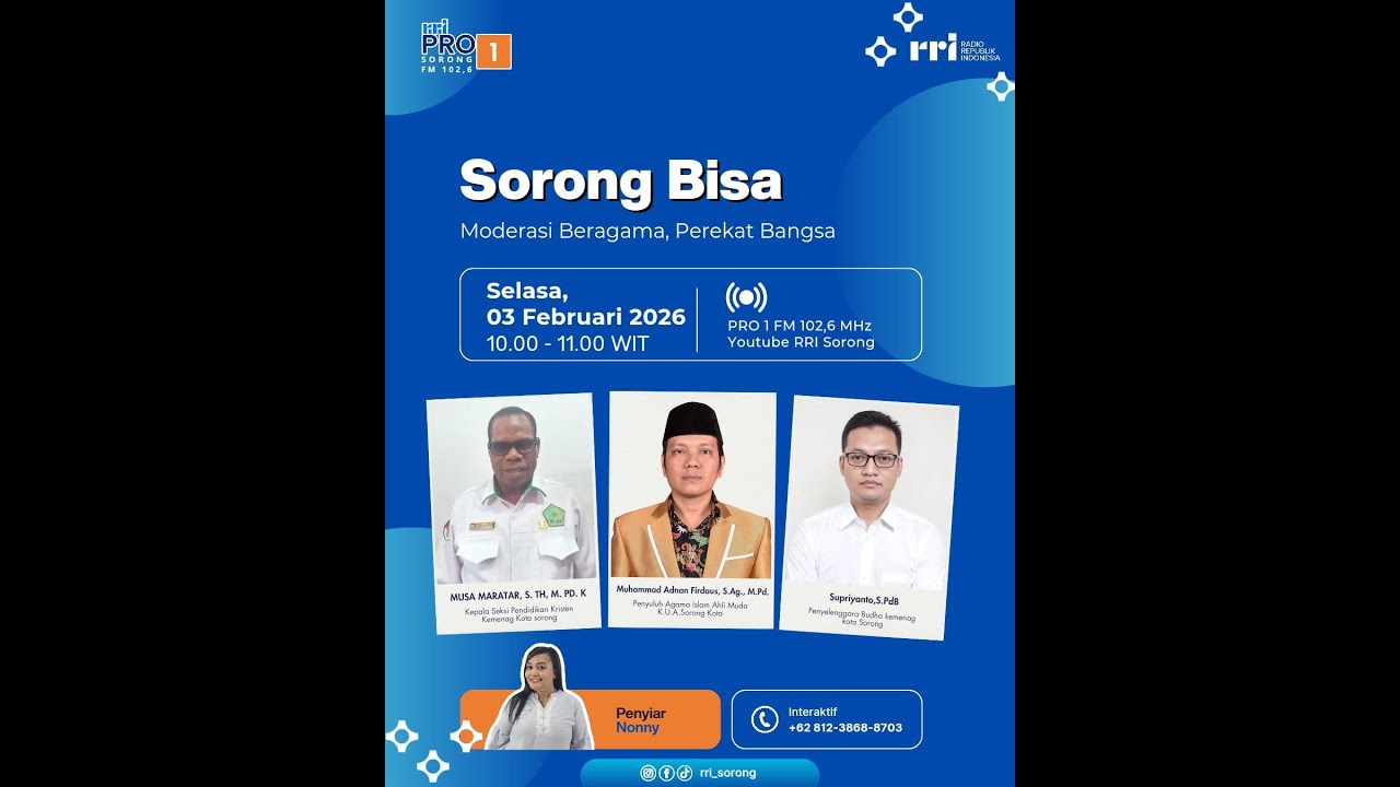 MODERASI BERAGAMA PEREKAT BANGSA