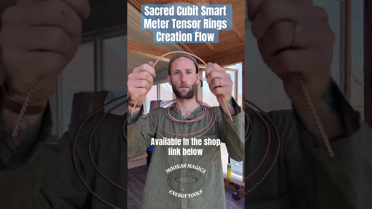 Sacred Cubit Smart Meter Tensor Rings in The Shop! 50% Off link in description! One Love!!