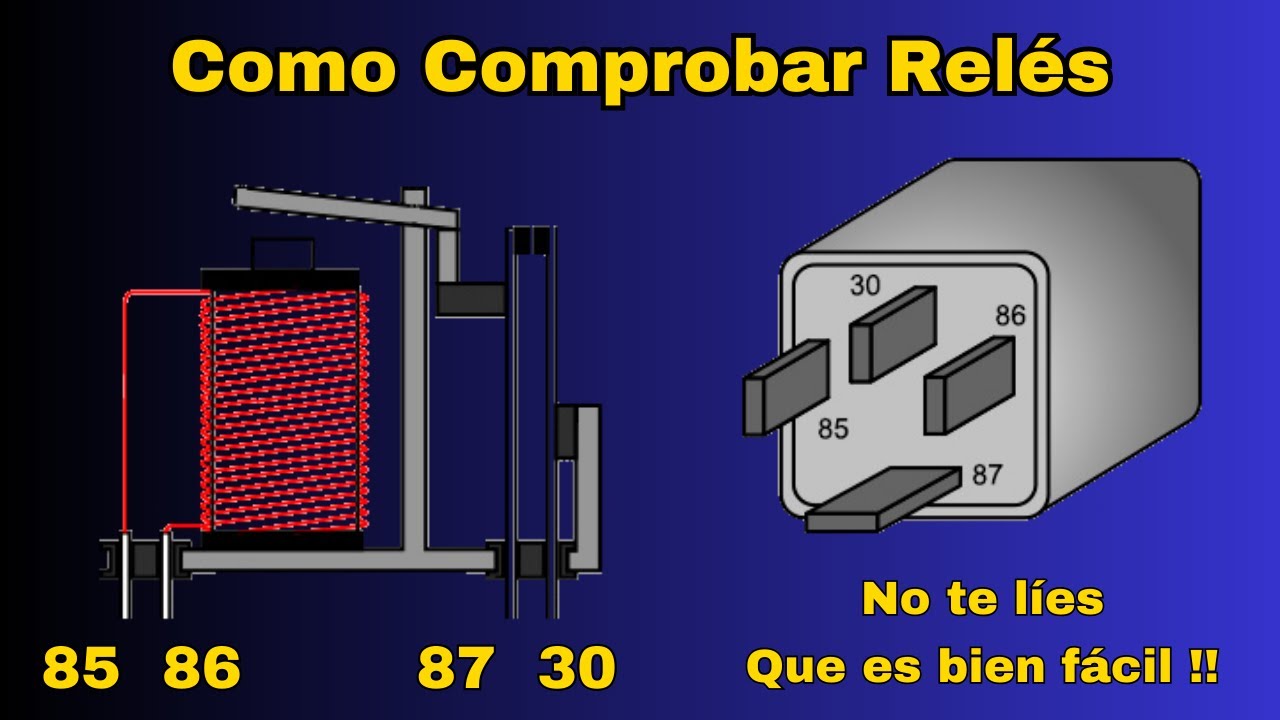Como Comprobar Relé en Casa Fácilmente. Sal de Dudas !!