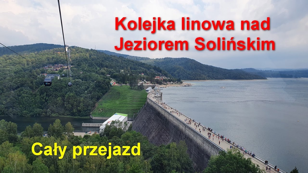 Solina - kolejka gondolowa, przejazd w dwie strony i widok z wieży, 6 sierpnia 2022r.