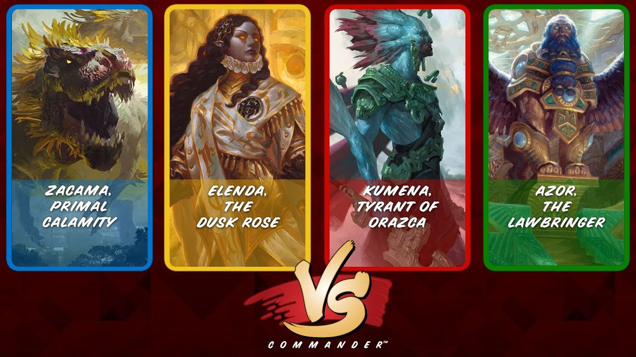 Commander VS S10E2: Zacama vs Elenda vs Kumena vs Azor