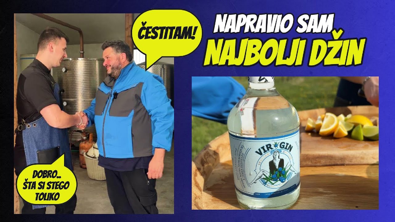KAKO SE PRAVI DŽIN? Koja je tajna dobre RAKIJE reći će nam Dušan 