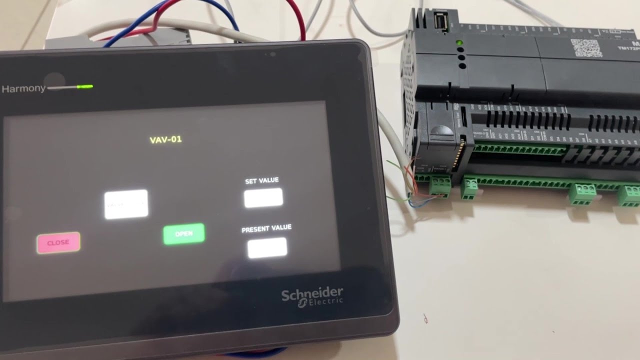 HMI - Human machine interface - Operation explained with PLC...