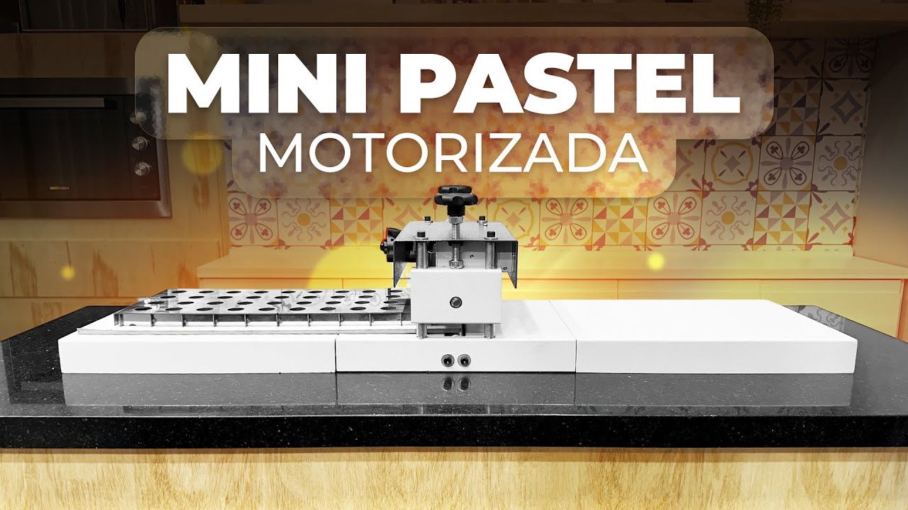 MINI PASTEL MOTORIZADA: Produção Automática e Padronizada de Mini Pastéis!