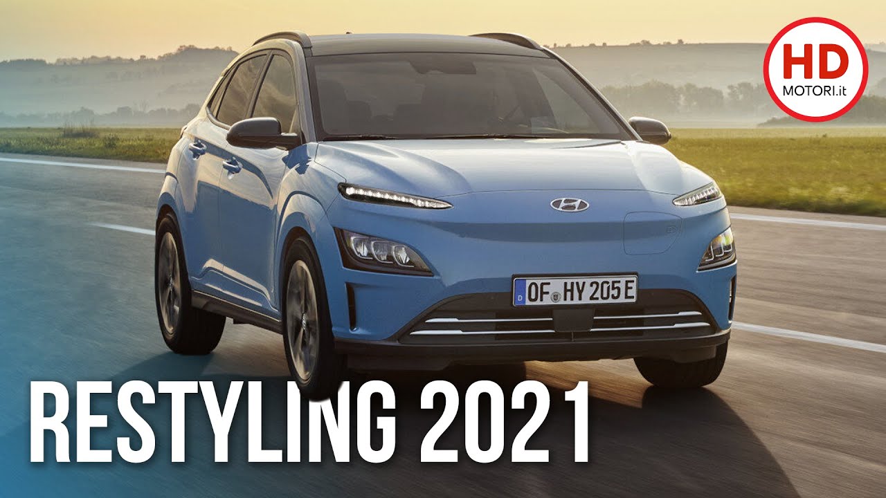 Hyundai KONA ELECTRIC 2021: l'elettrica si rifà il trucco