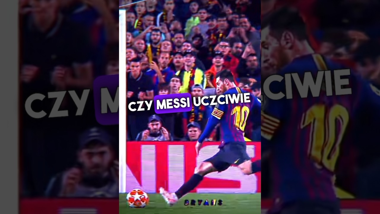 Czy messi dokonał tego uczciwie ? 