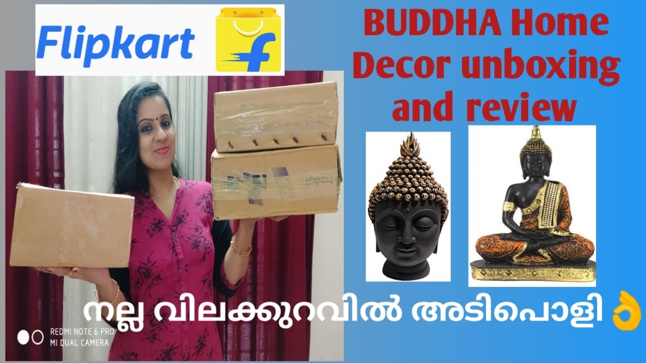 Unboxing Budha Home decor showpiece from flipkart | Best affordable Home decor