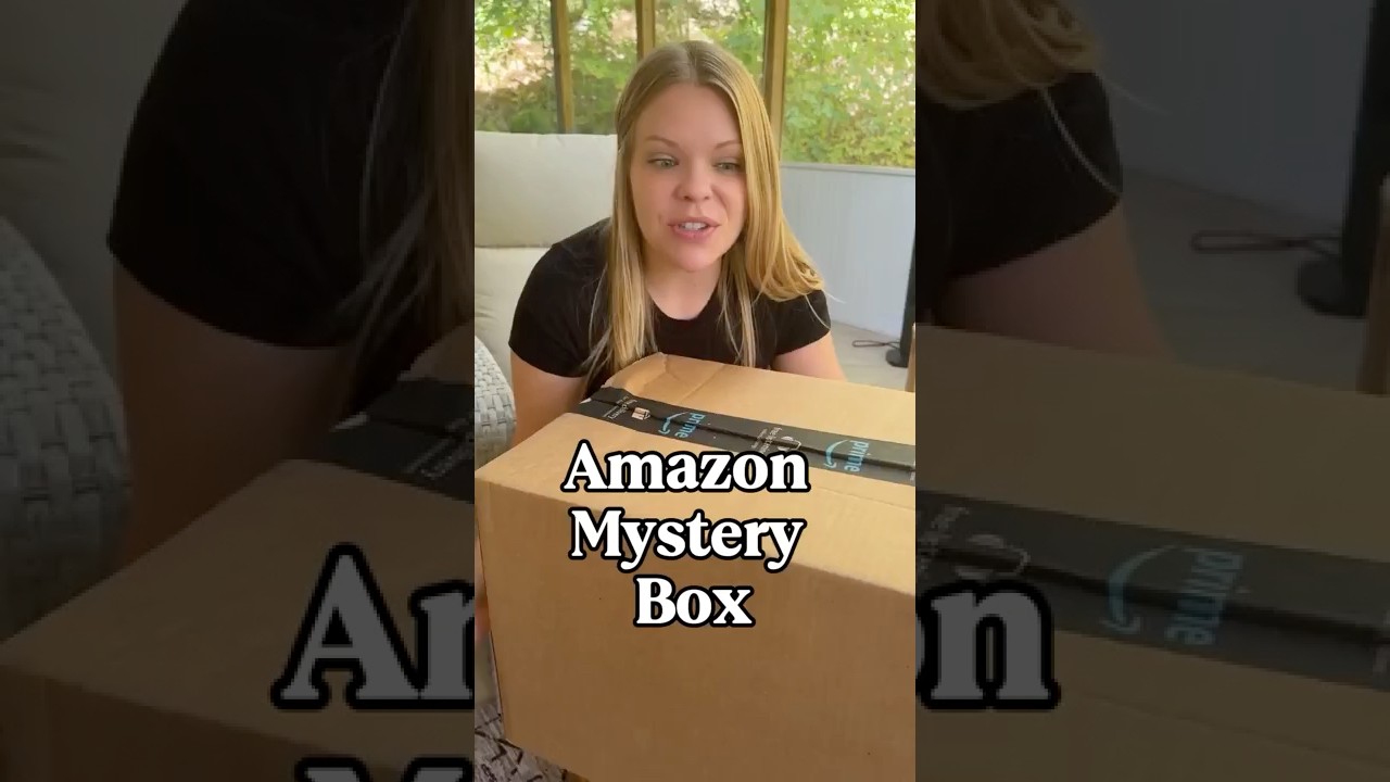 Мой первый таинственный ящик Amazon с поддона! Давайте его откроем! #тайнабокс