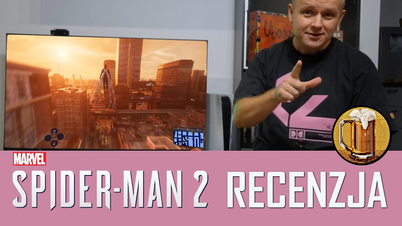 Marvel Spider-Man 2 PS5 + Kujawskie Jasne Piwna Recenzja