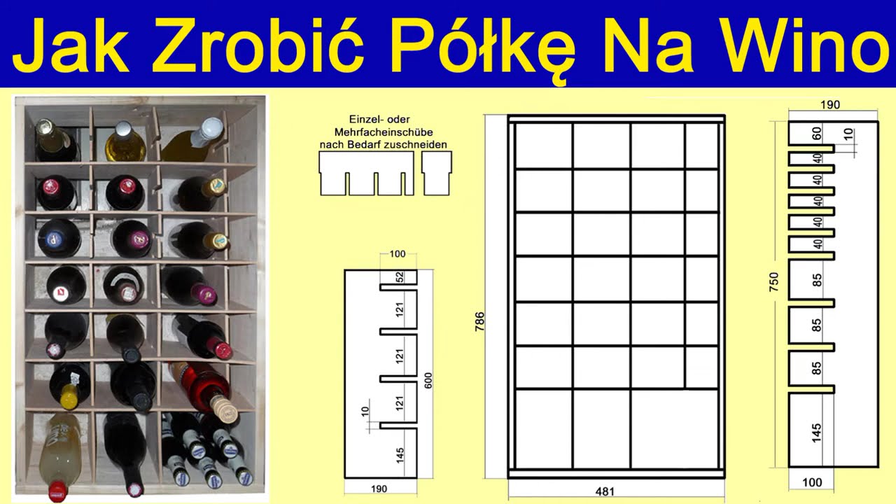 Jak Zrobić Półkę Na Wino - ebay link
