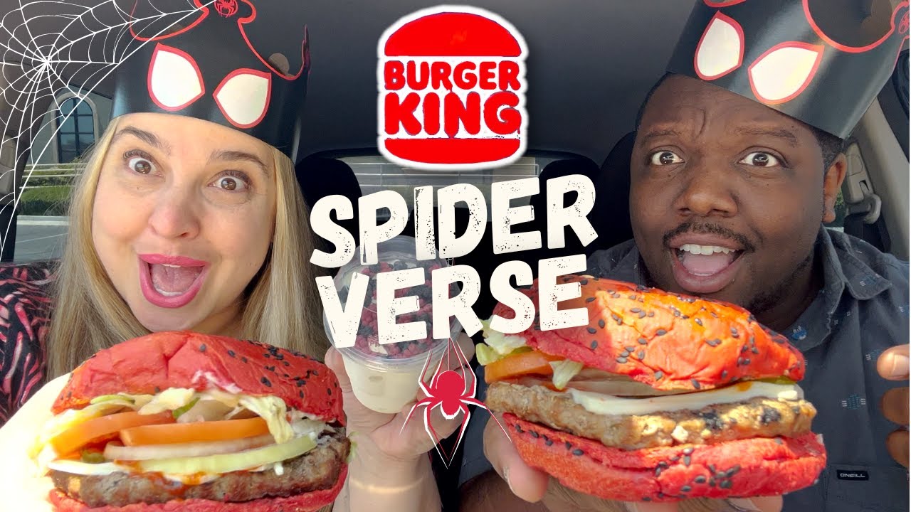 Trying the NEW Spider-Verse Whopper! [We Are Silly]