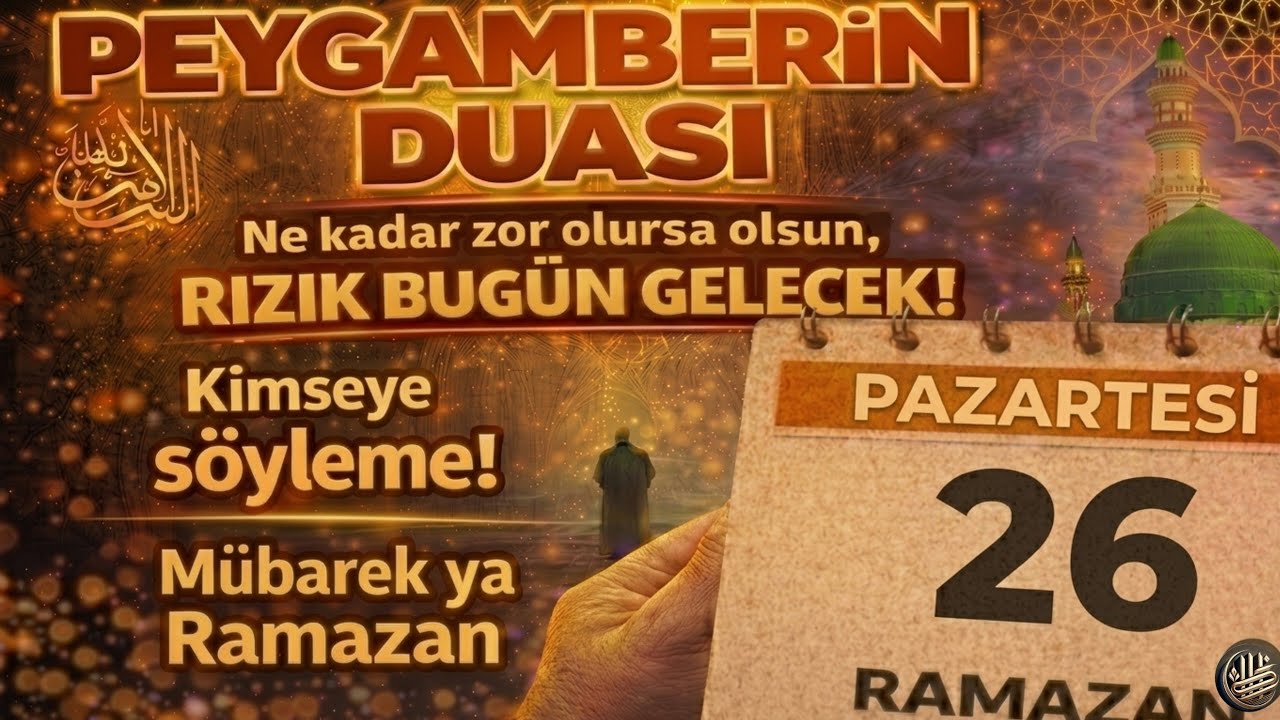 ✨26 RAMAZAN🤲Hızır Peygamber’in Çok Güçlü Duası |Evladın ve ailen için ilahi yardım,koruma ve bereket