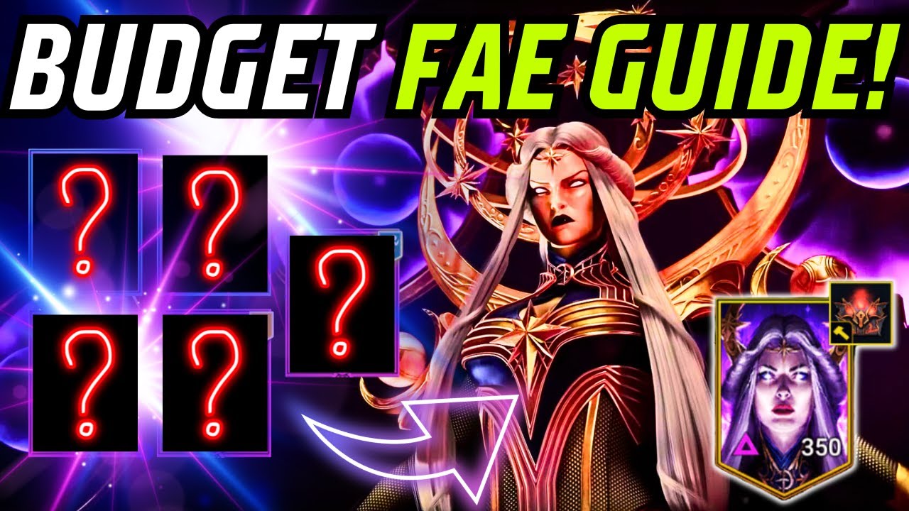 BEST EASY BUDGET F2P DARK FAE GUIDE! KEY TIPS AND STRATEGIES! | RAID: SHADOW LEGENDS