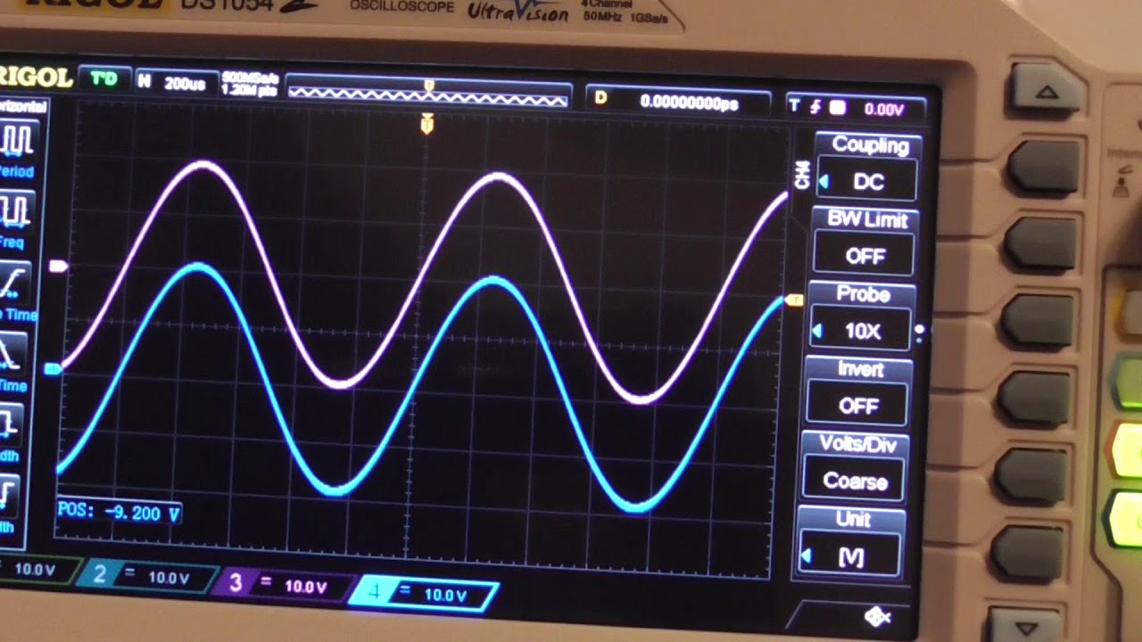 RIGOL DS1054z pierwszy kontakt