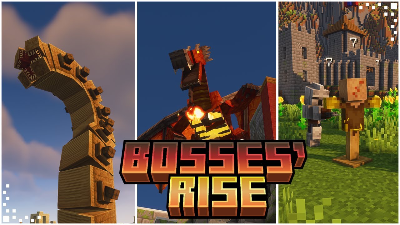 Bosses' Rise (Minecraft Mod Showcase) | Fight Epic New Bosses | NeoForge 1.21.1